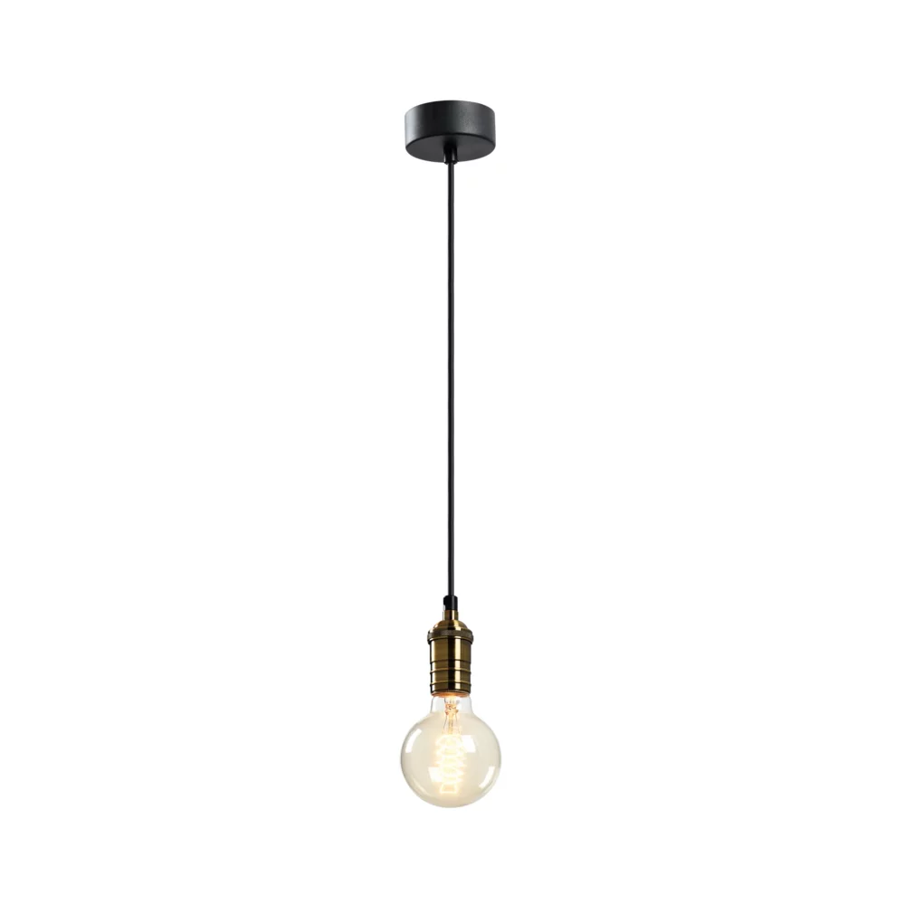 koperen minimalistische hanglamp