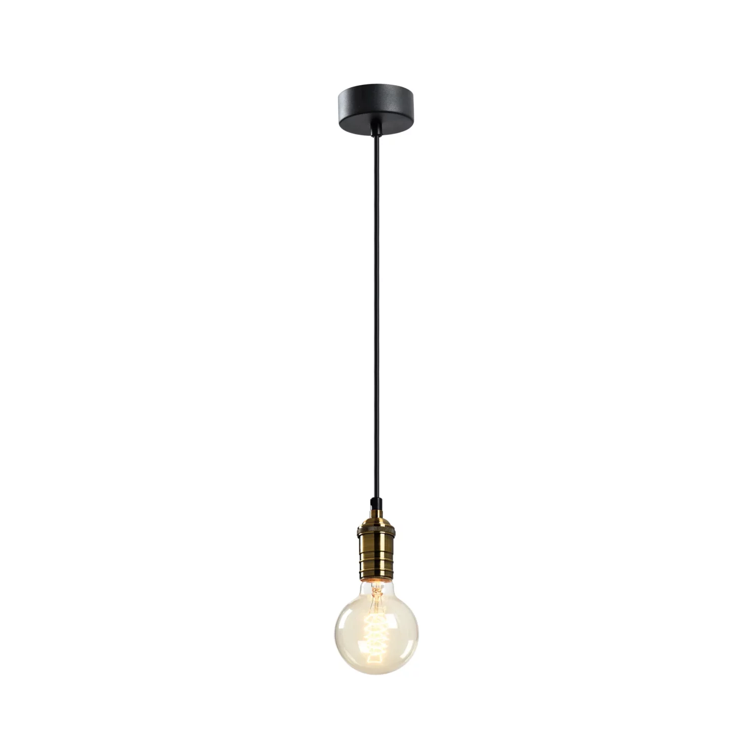 koperen minimalistische hanglamp