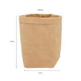 afmetingen kraftpapier plantenzak bruin