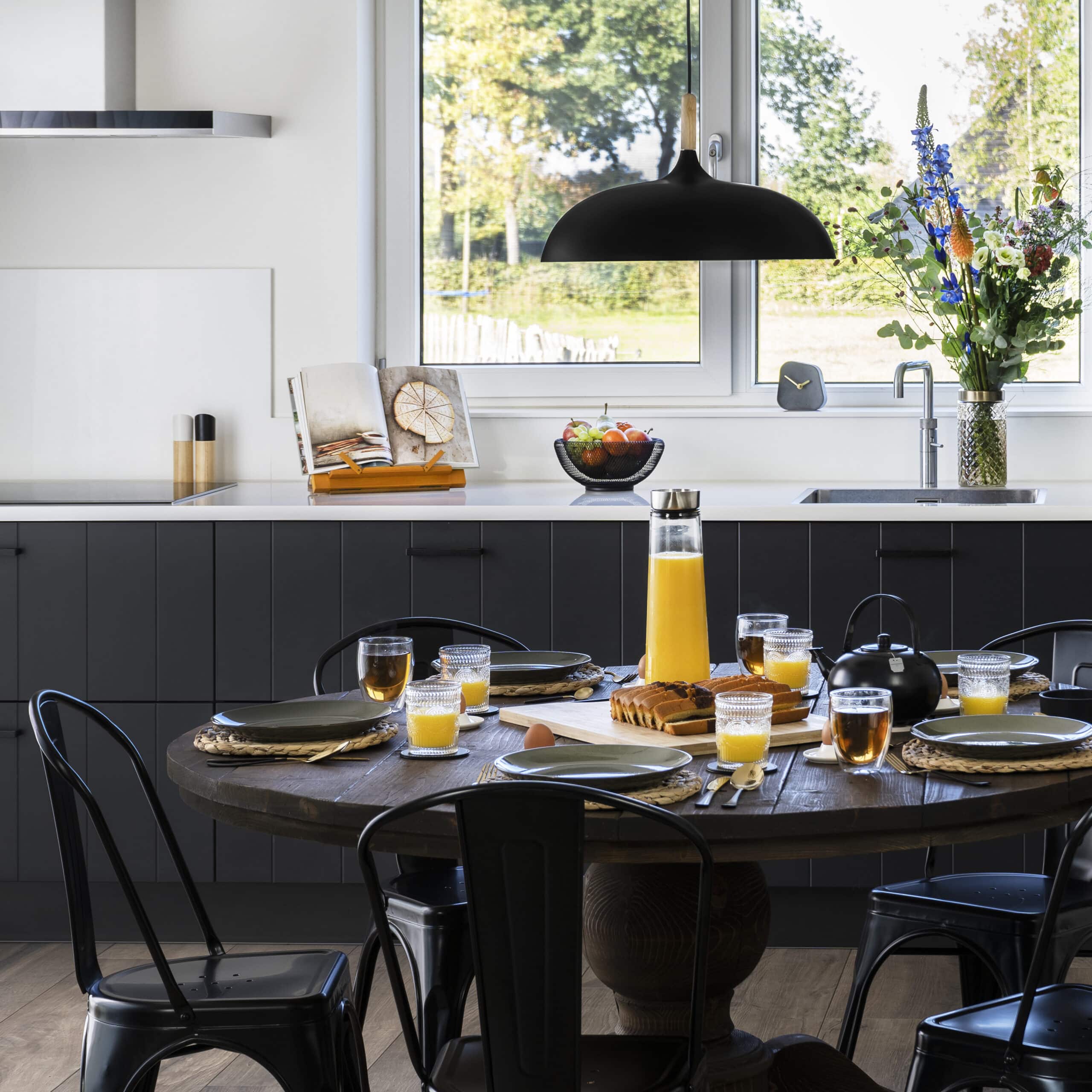 schenkglas voor op tafel