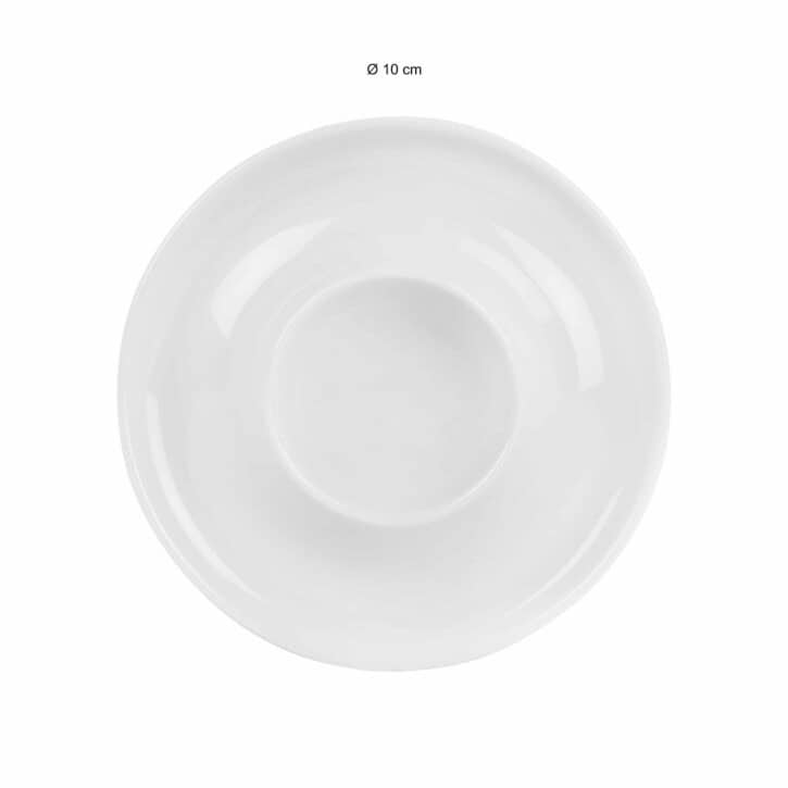 Witte eierdop