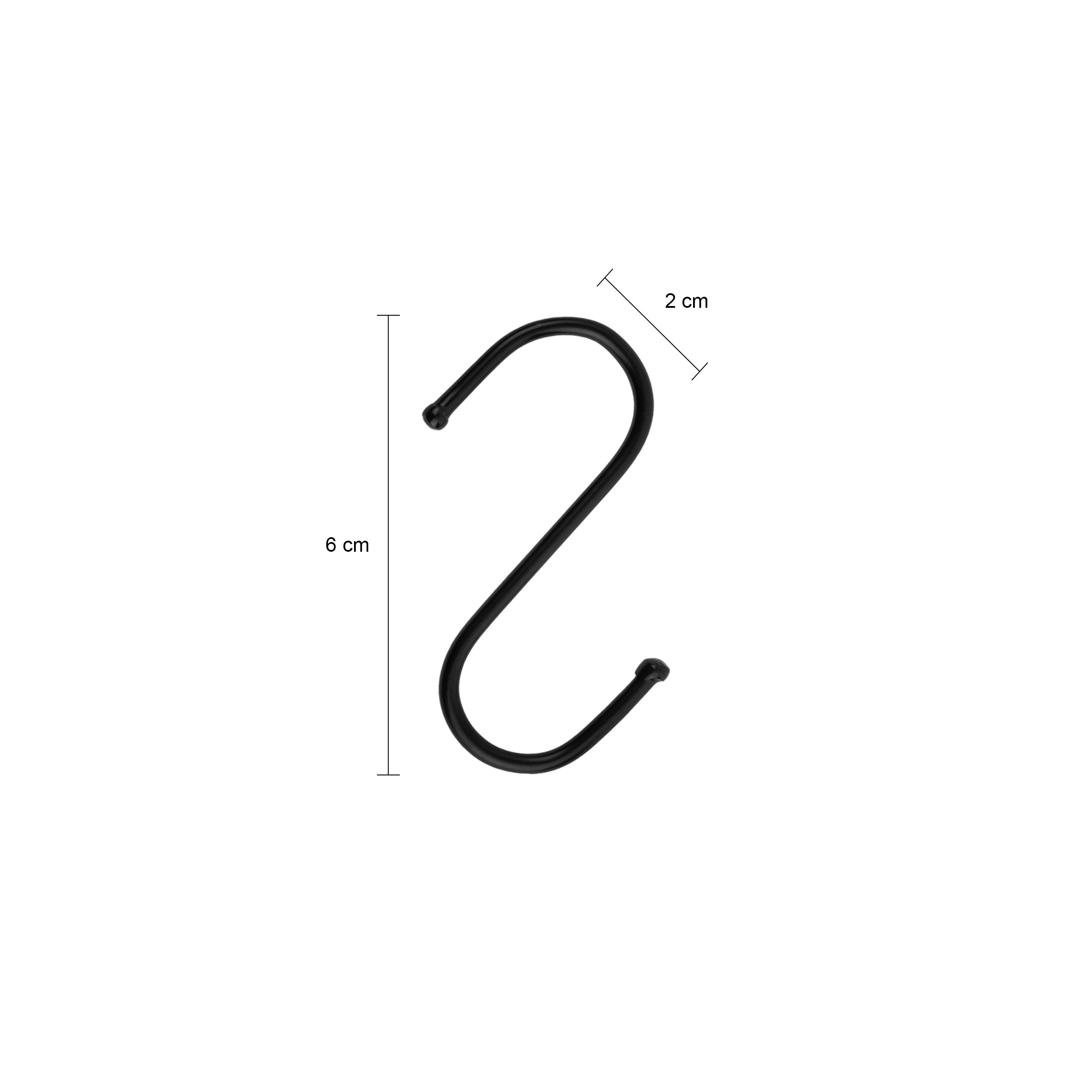 haken 6 bij 2 cm
