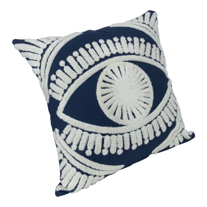 gevuld sierkussen met oog