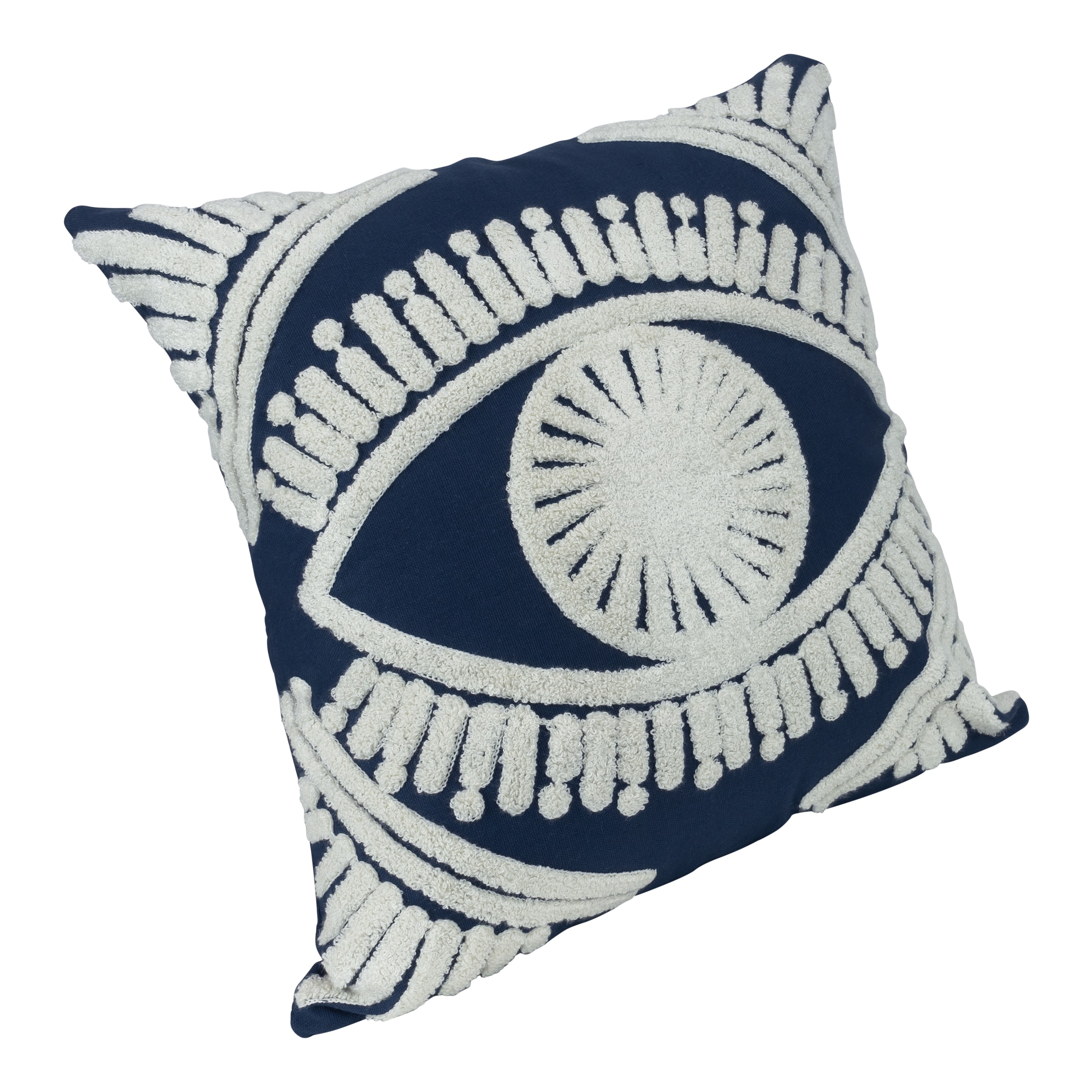 gevuld sierkussen met oog