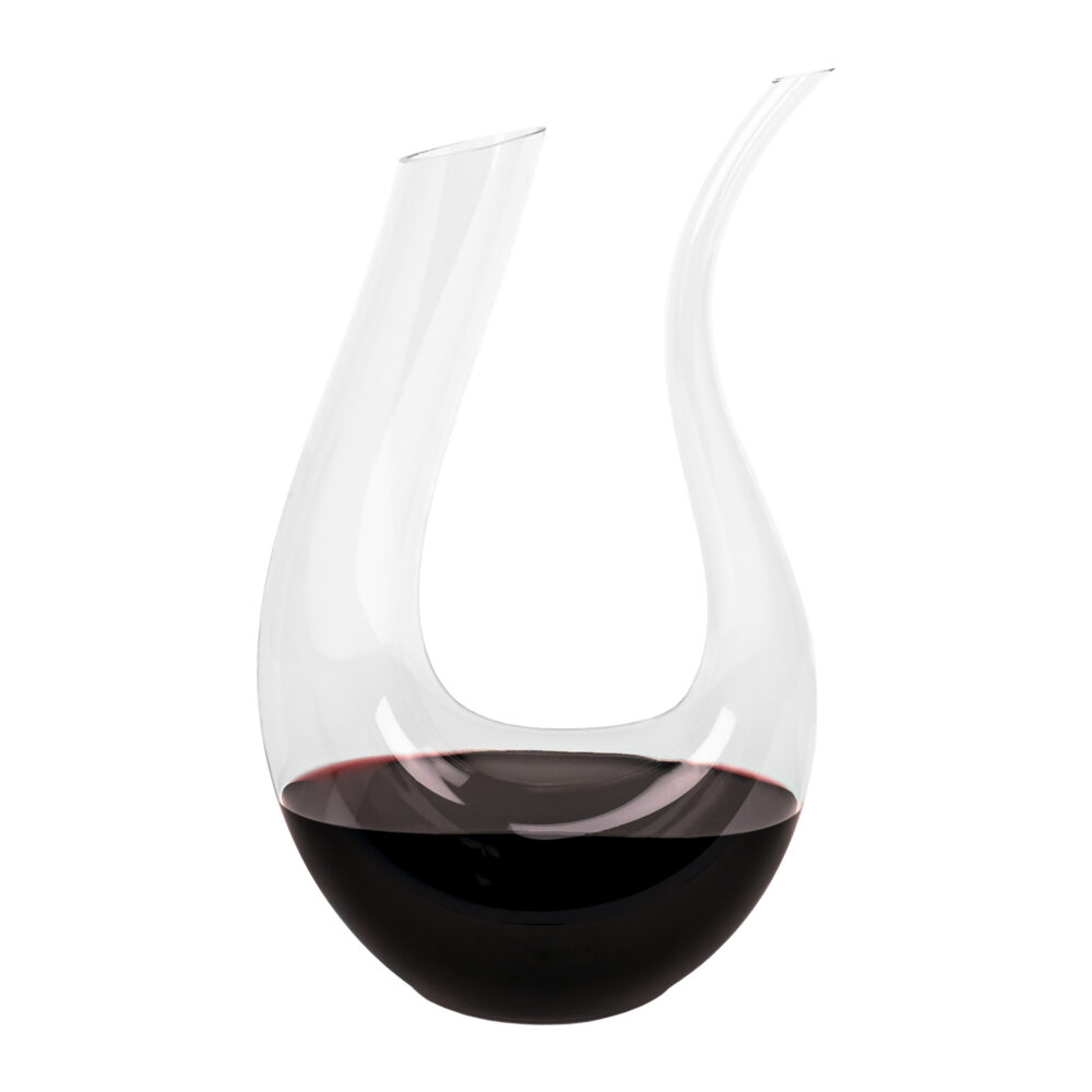 Transparante decanteerkaraf van glas