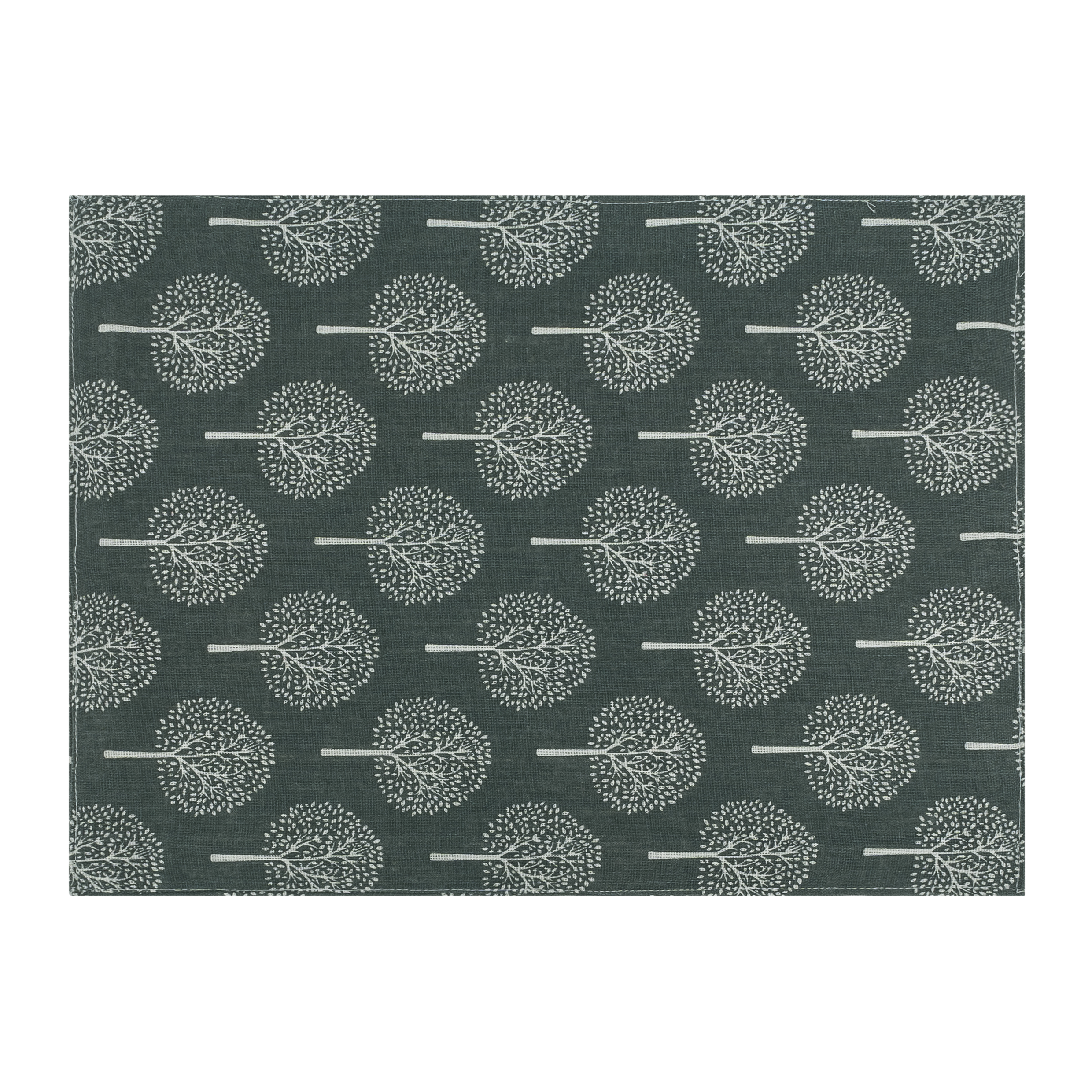 Katoenen placemat met boom patroon