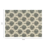 Beige placemat met boom patroon