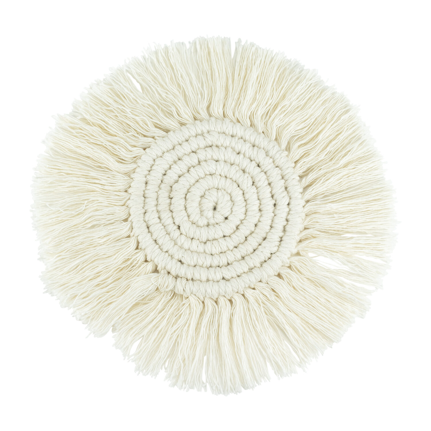 Pannenonderzetter macramé van katoen