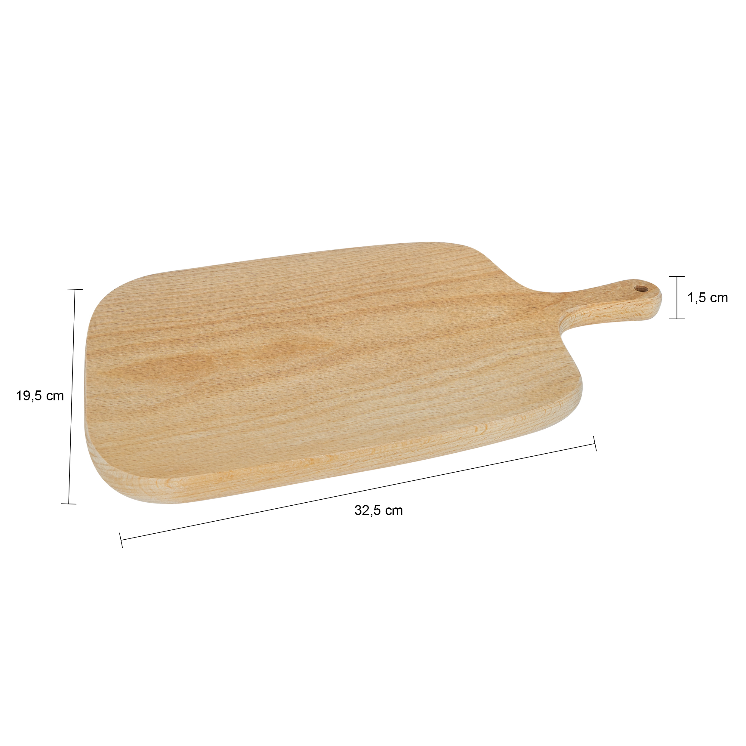 Afmetingen tapasplank