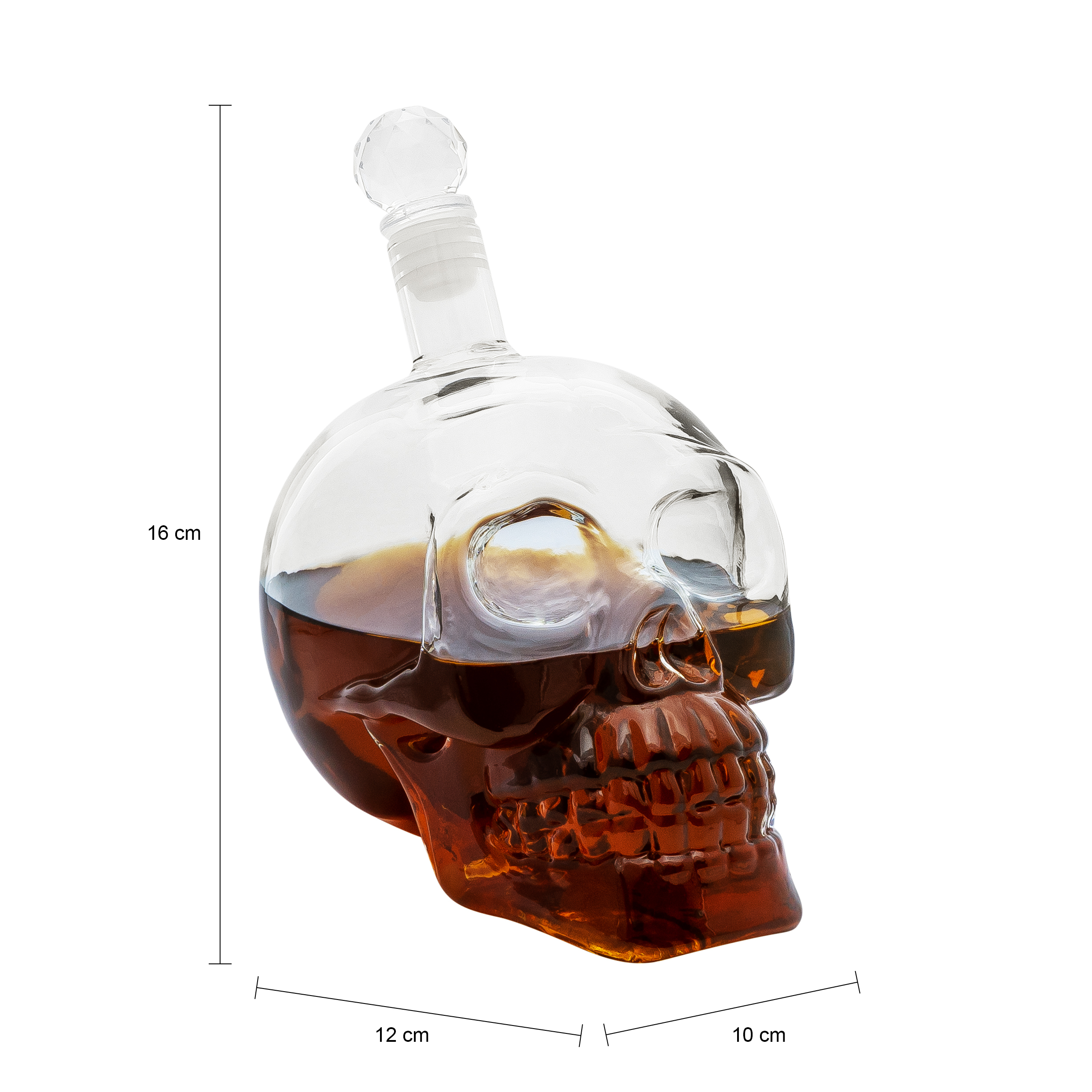 Afmetingen alcohol karaf