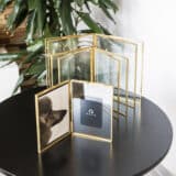sfeer gouden fotolijsten