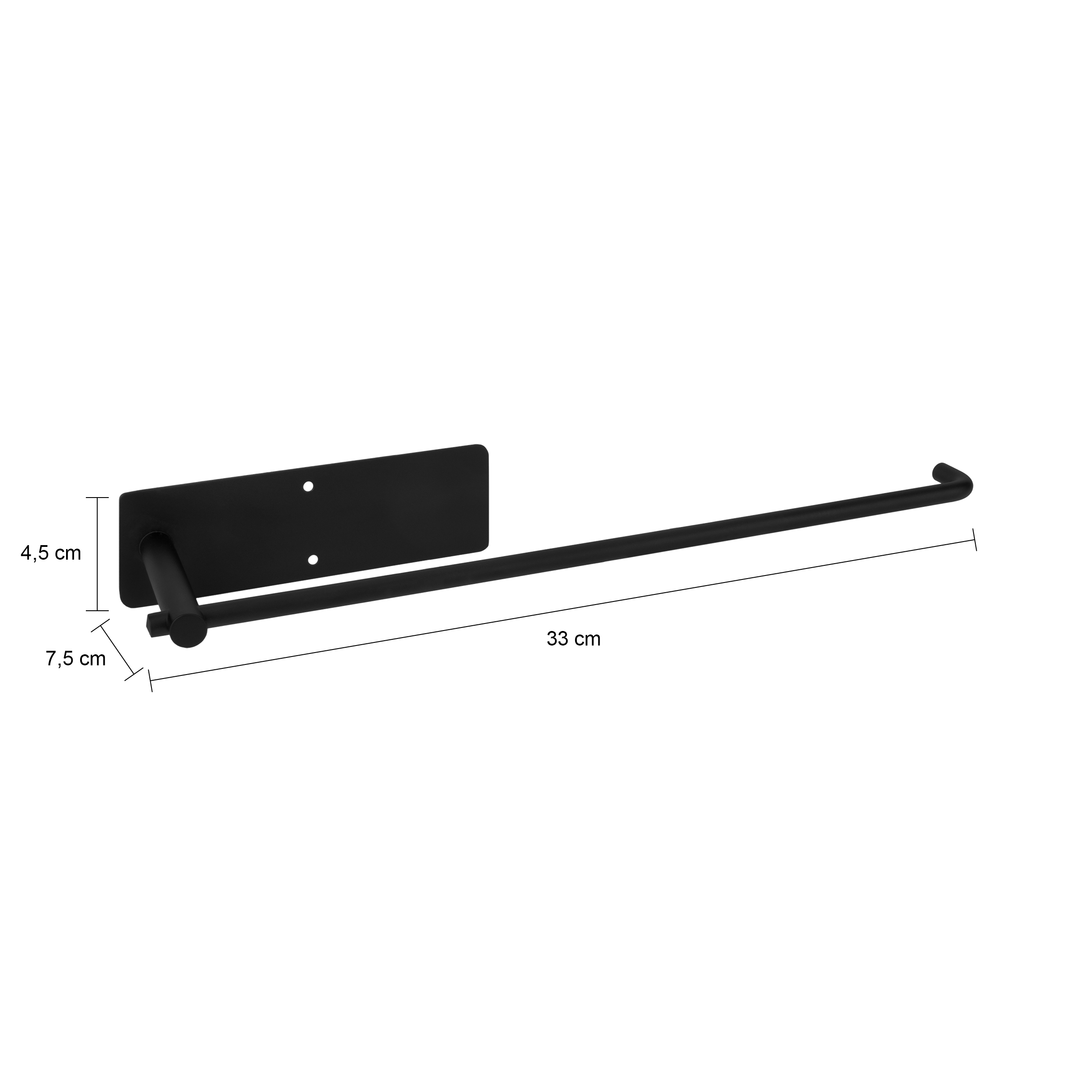 33 cm lang handdoekstang