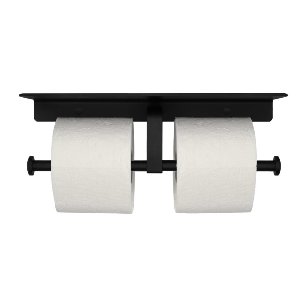 Dubbele toiletrolhouder