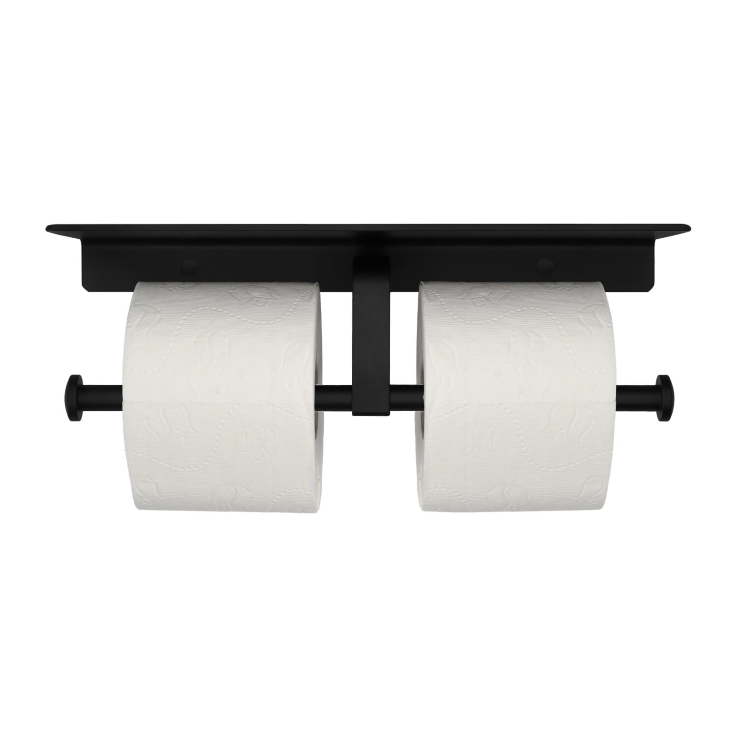 Dubbele toiletrolhouder