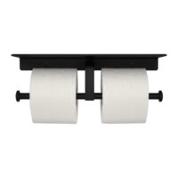 Dubbele toiletrolhouder