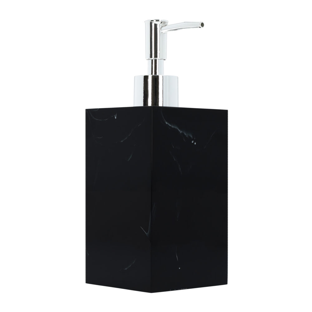 Zeepdispenser marmerlook Zwart