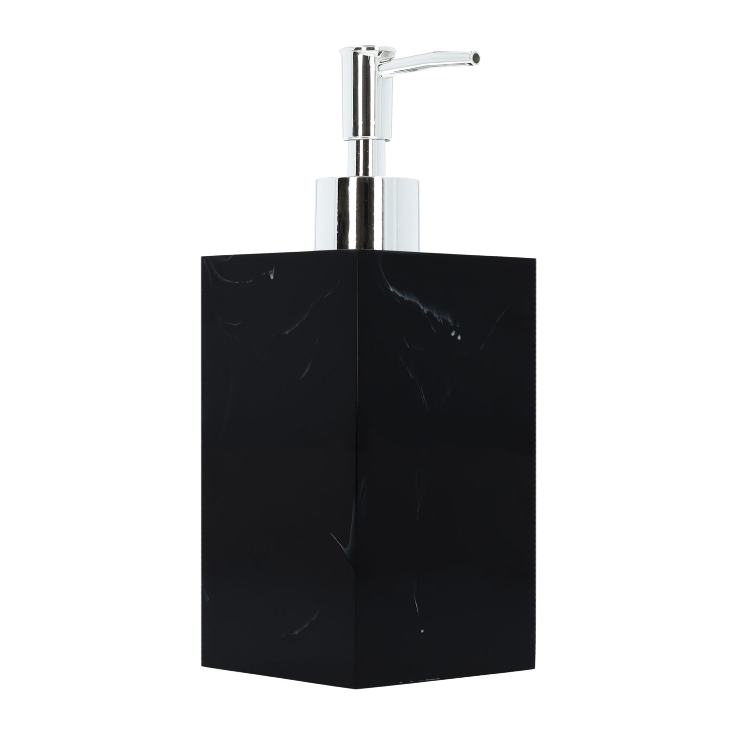 Zeepdispenser marmerlook Zwart