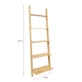 QUVIO ladder voor tegen de muur en 160 cm hoog