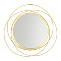 Spiegel rond van goud van 35,5 cm
