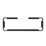 Badkamer plank zwart metaal glas