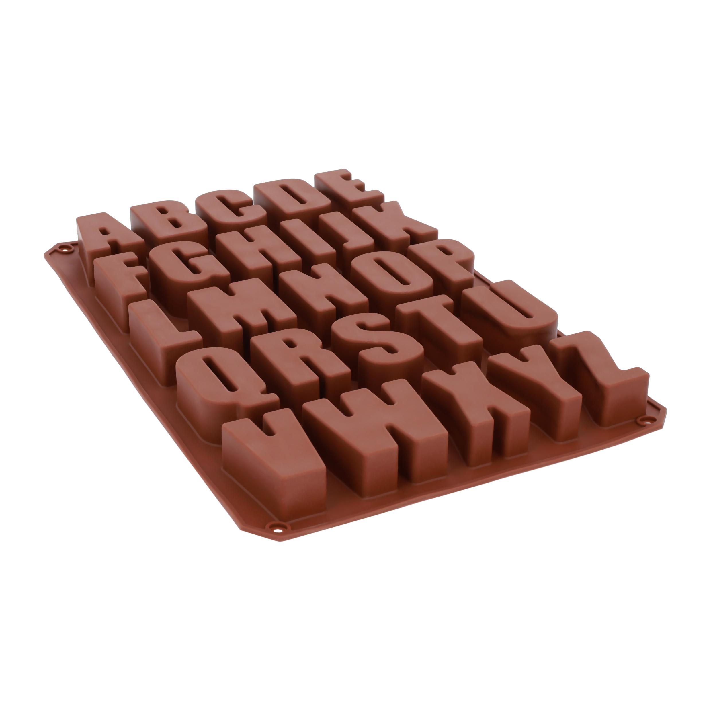 Siliconen bakvorm letters