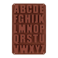 Siliconen bakvorm letters