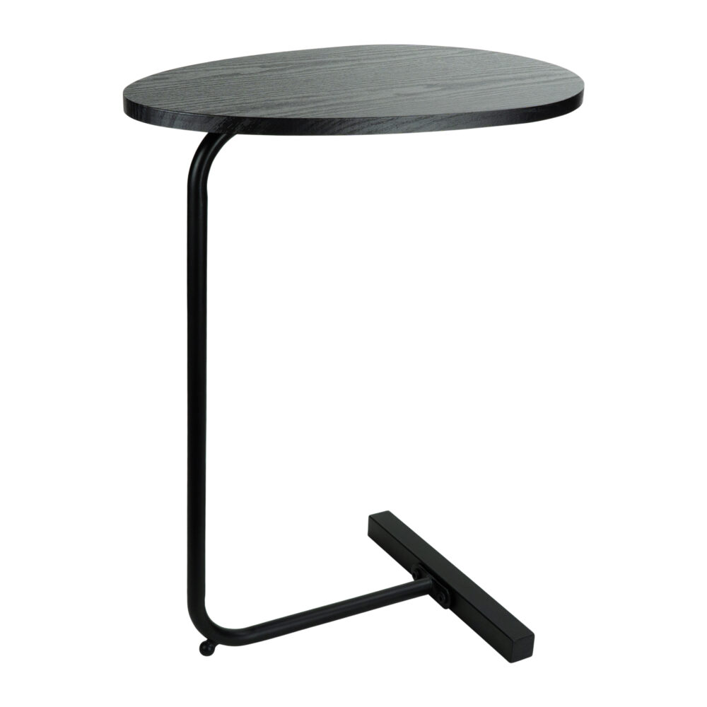 bijzettafel ovaal zwart