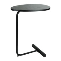 bijzettafel ovaal zwart