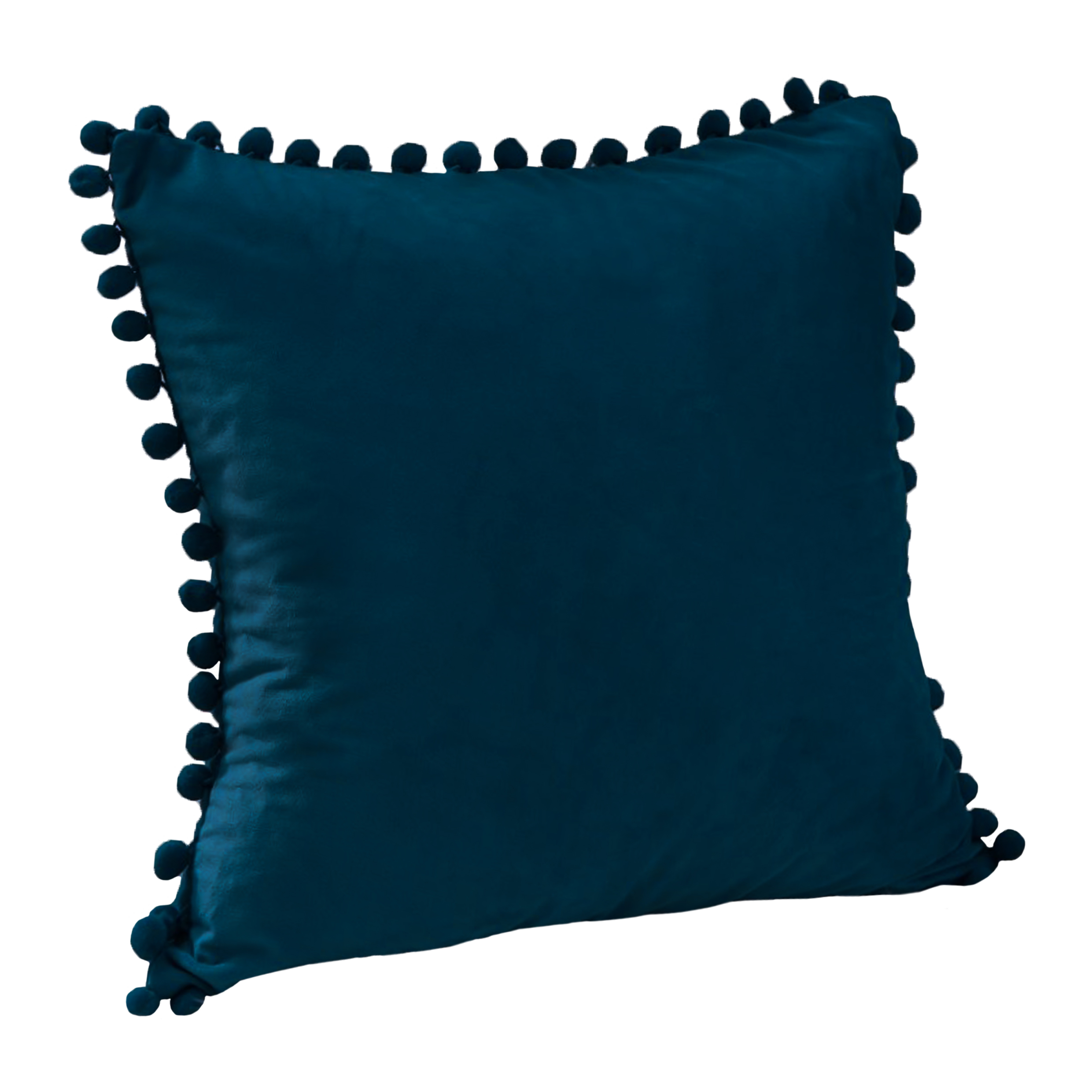 Kussenhoes bolletjes donkerblauw