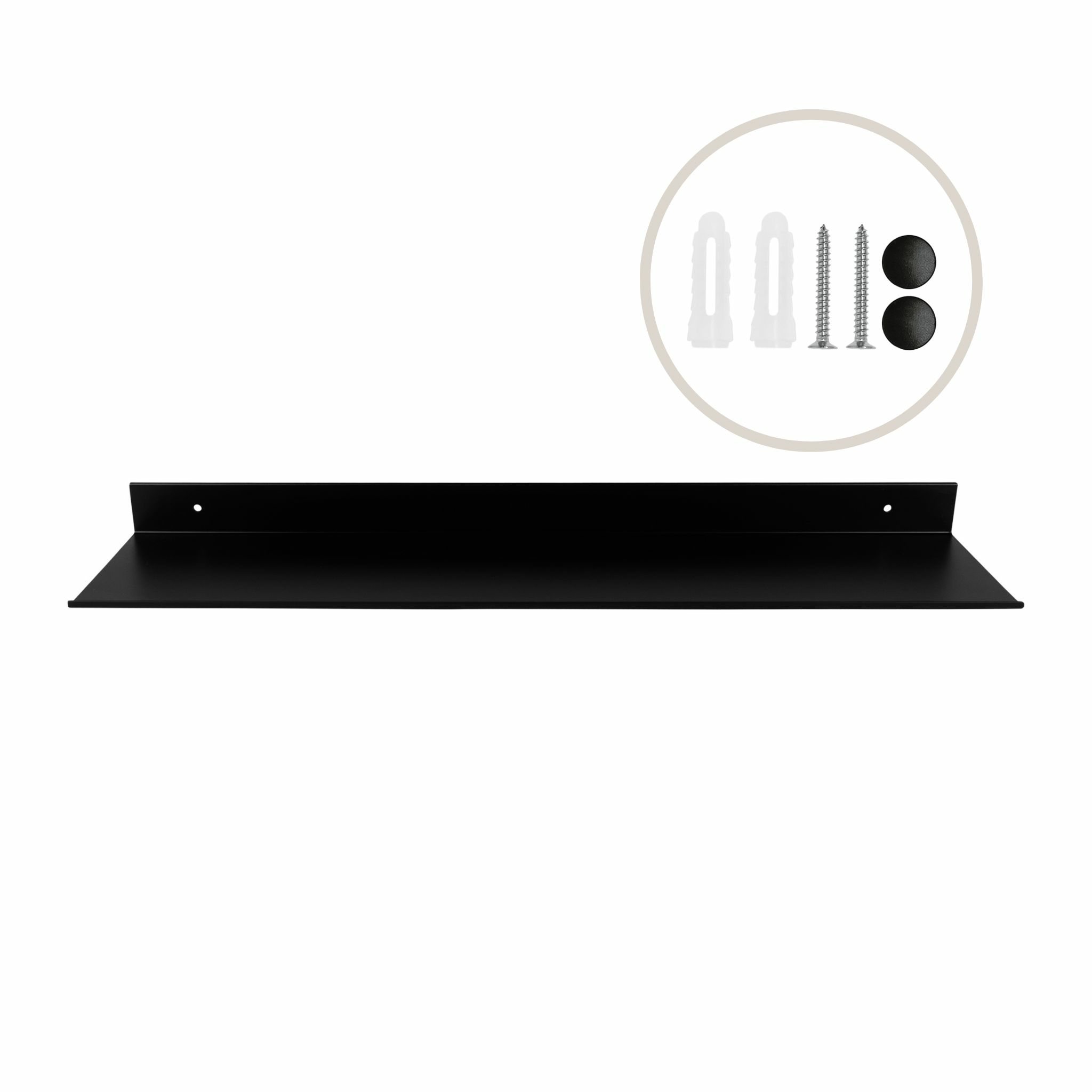 wandplank metaal 60 cm breed