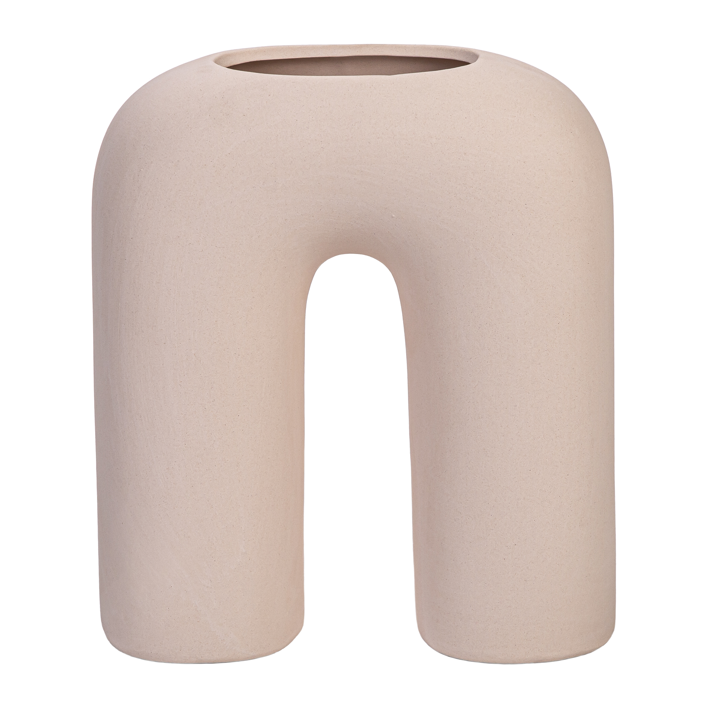 japandi vaas beige