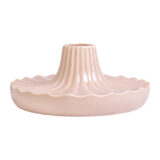 kandelaar, kaarsenhouder, ronde kandelaar, decoratieve accessoire, Veelzijdige kandelaar, Kandelaar oudroze