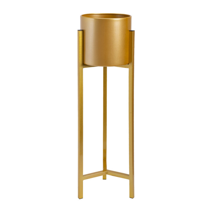 Gouden plantenstandaard medium