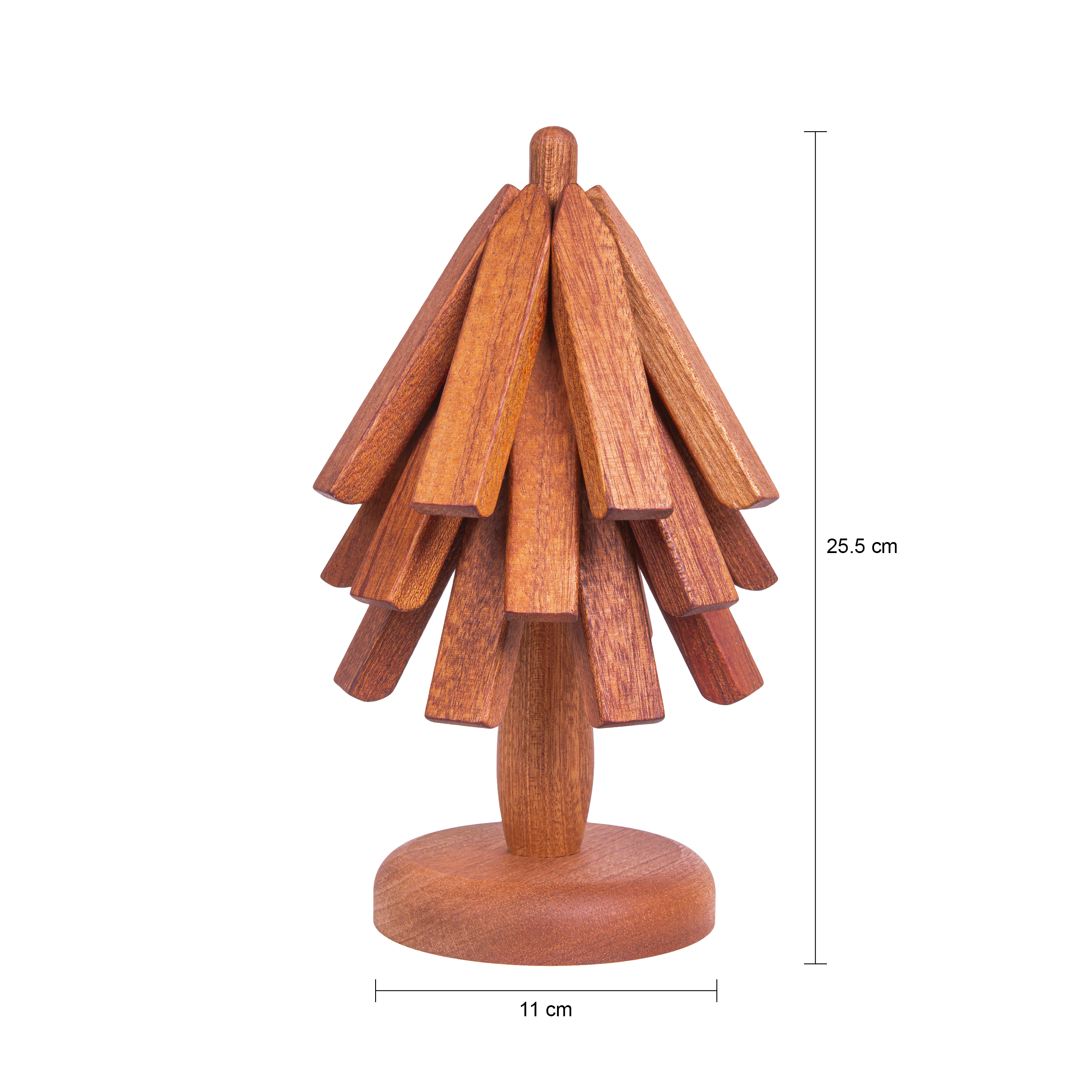 QUVIO pannenonderzetters op een boomvormige standaard, pannenonderzetters, onderzetters, QUVIO houten pannenonderzetters met boomvormige standaard, houten pannenonderzetters,