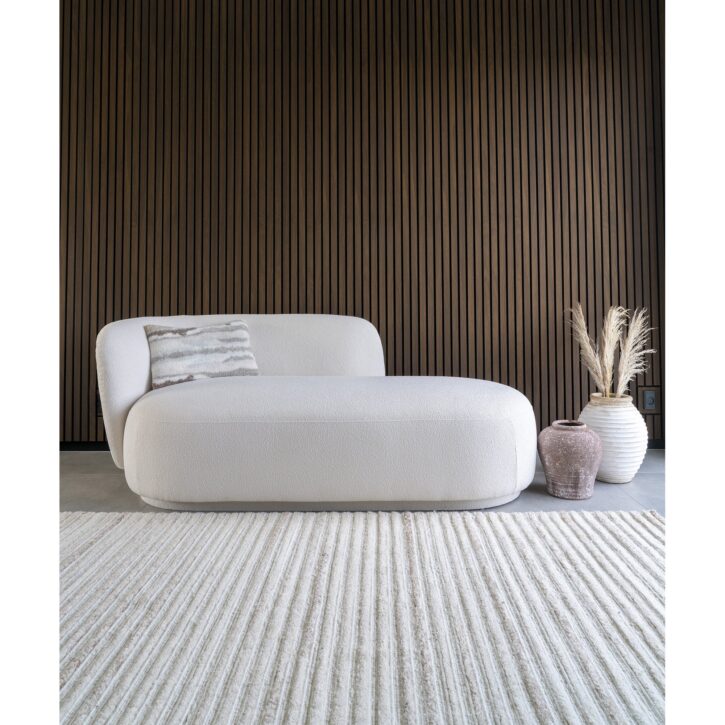 vloerkleed, wollen vloerkleed, kleed, ivoor, 200x300 cm, wol, wollen