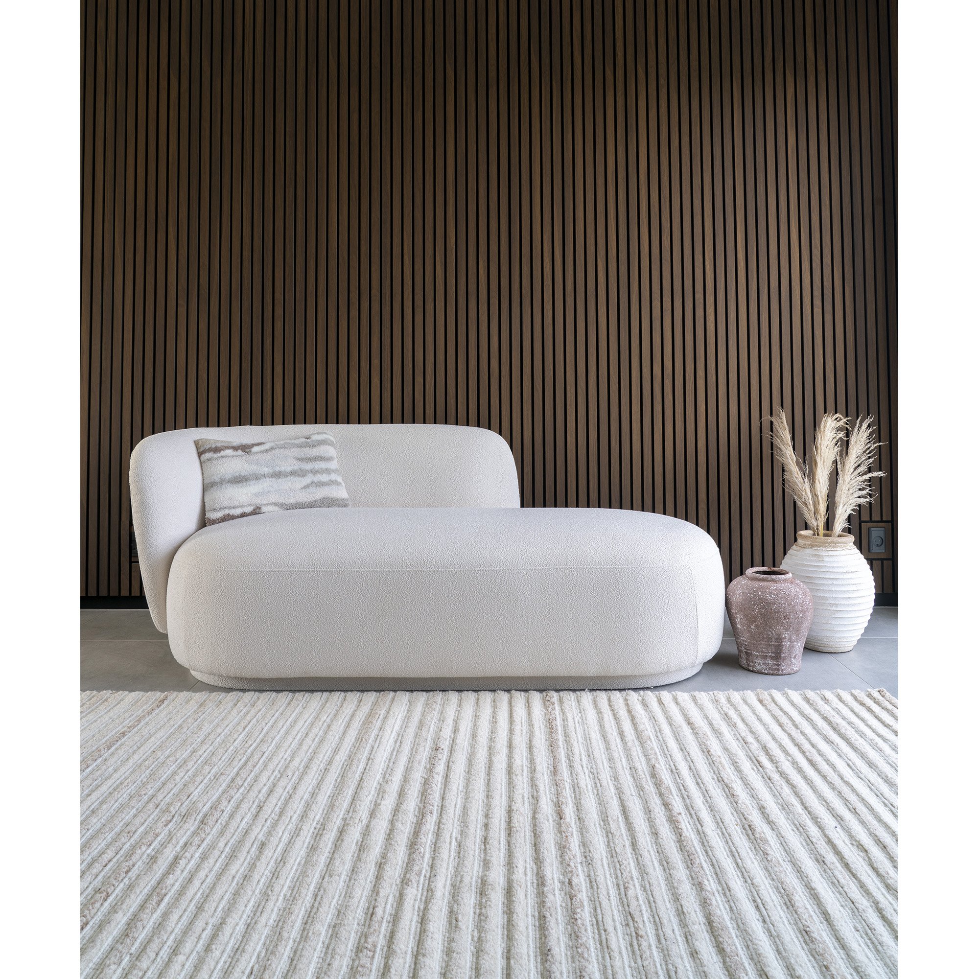vloerkleed, wollen vloerkleed, kleed, ivoor, 200x300 cm, wol, wollen