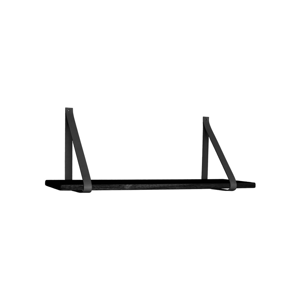 wandplank, strakke zwarte houten plank, zwevende wandplank, zwarte wandplank, wandplankje, plank zwevend, plank