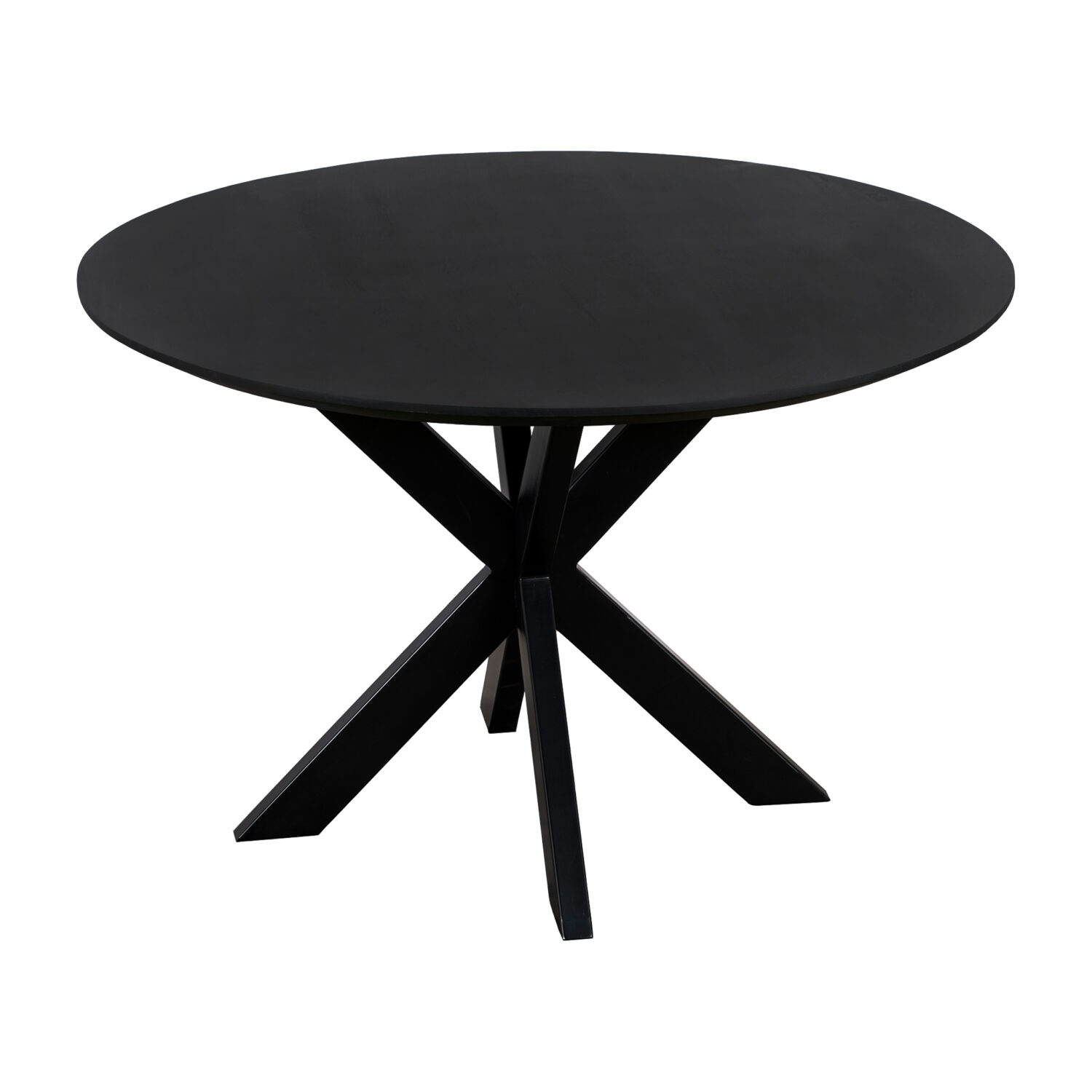 Ronde eettafel zwart