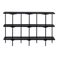 dressoir in zwart mangohout, dressoir, zwarte dressoir,