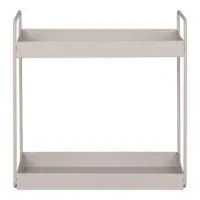 kruidenrek, Kruidenrek 2 laags, kruidenrekje, kruiden rek, zandkleurig, staal,