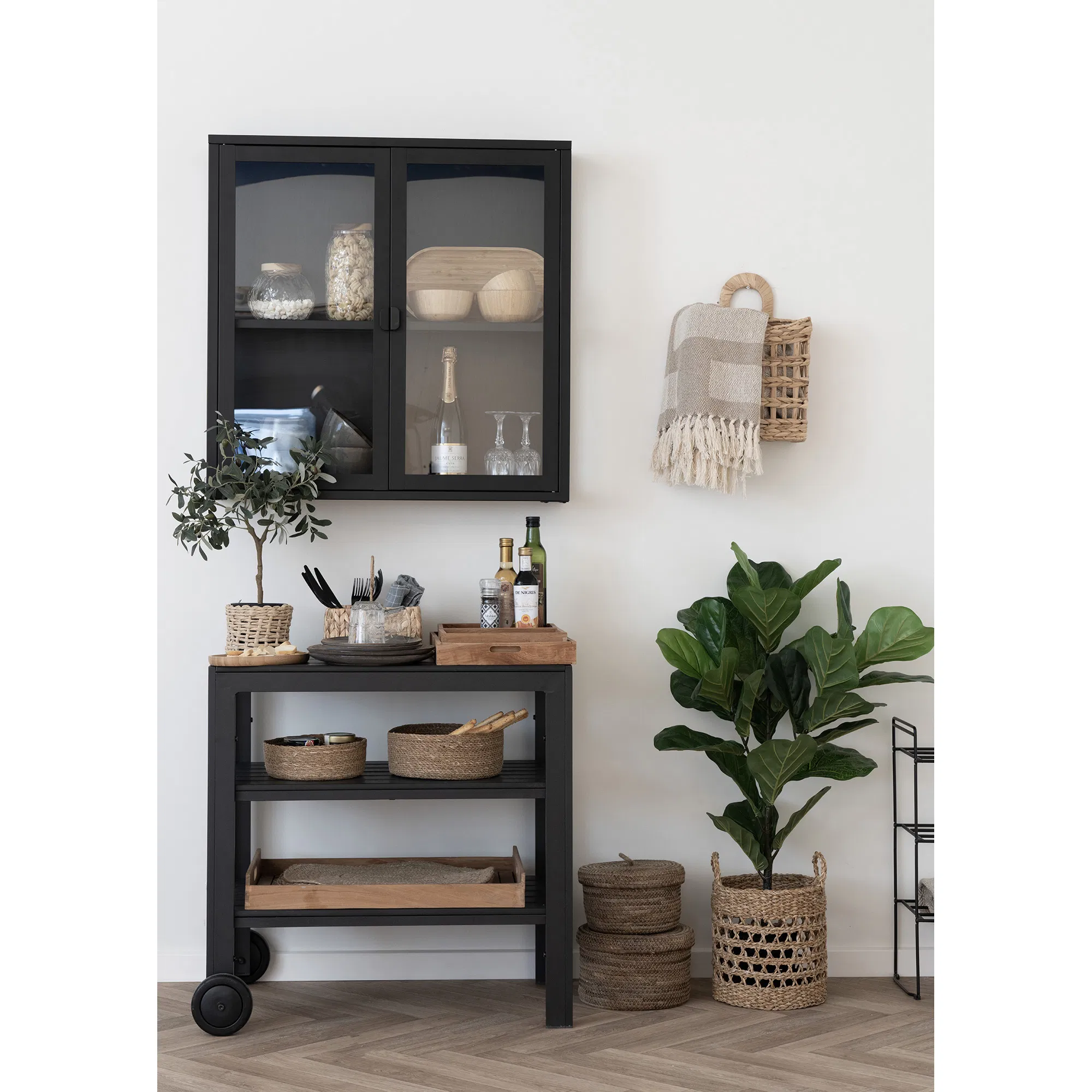 Voorraadpotten, set van 2  voorraadpotten, potten, glazen potten, voorraadpotten van glas,