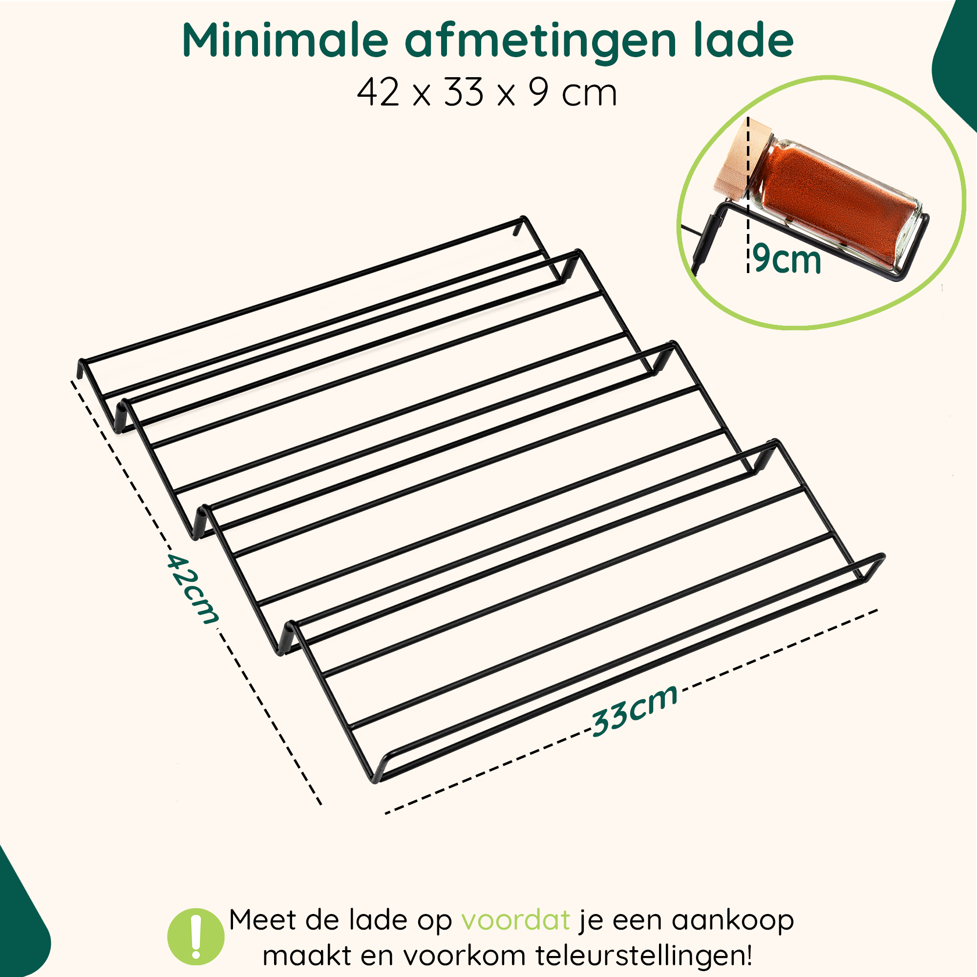 Kruidenrek lade organizer afbeelding 8