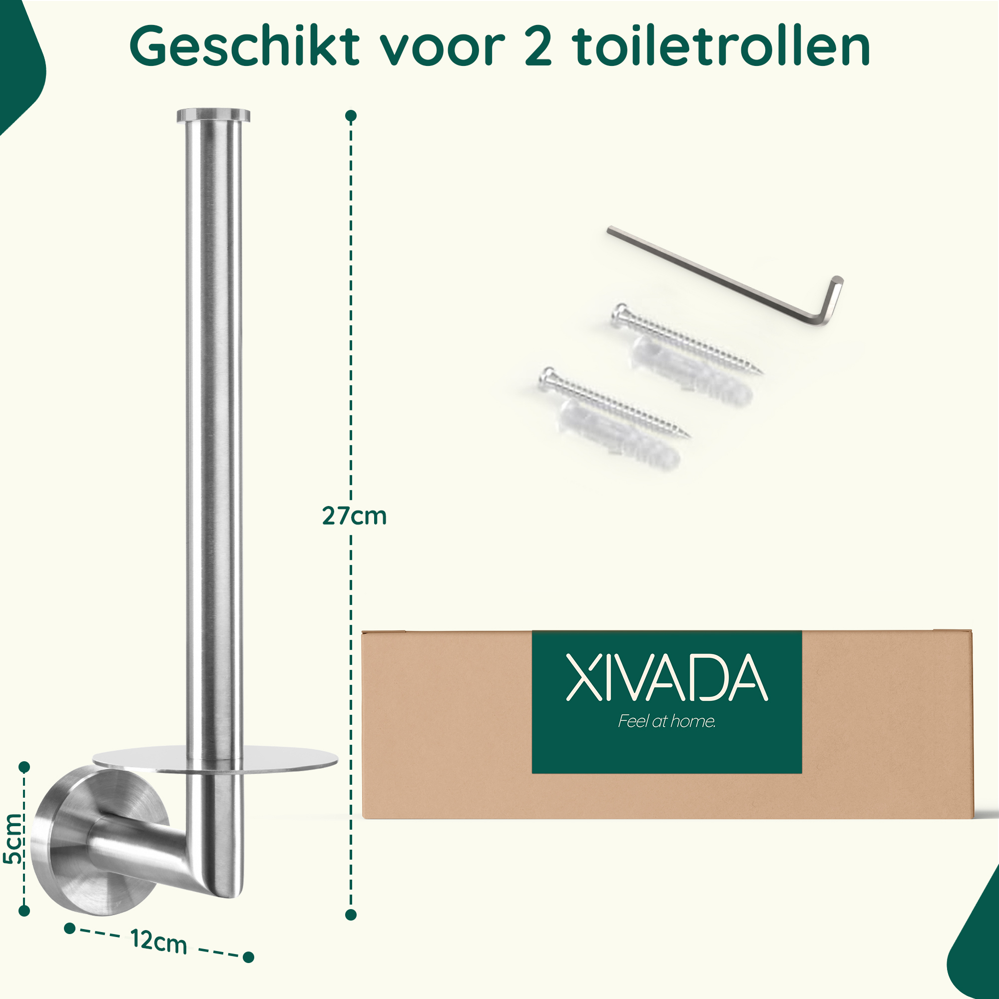 Reserverolhouder RVS afbeelding 7