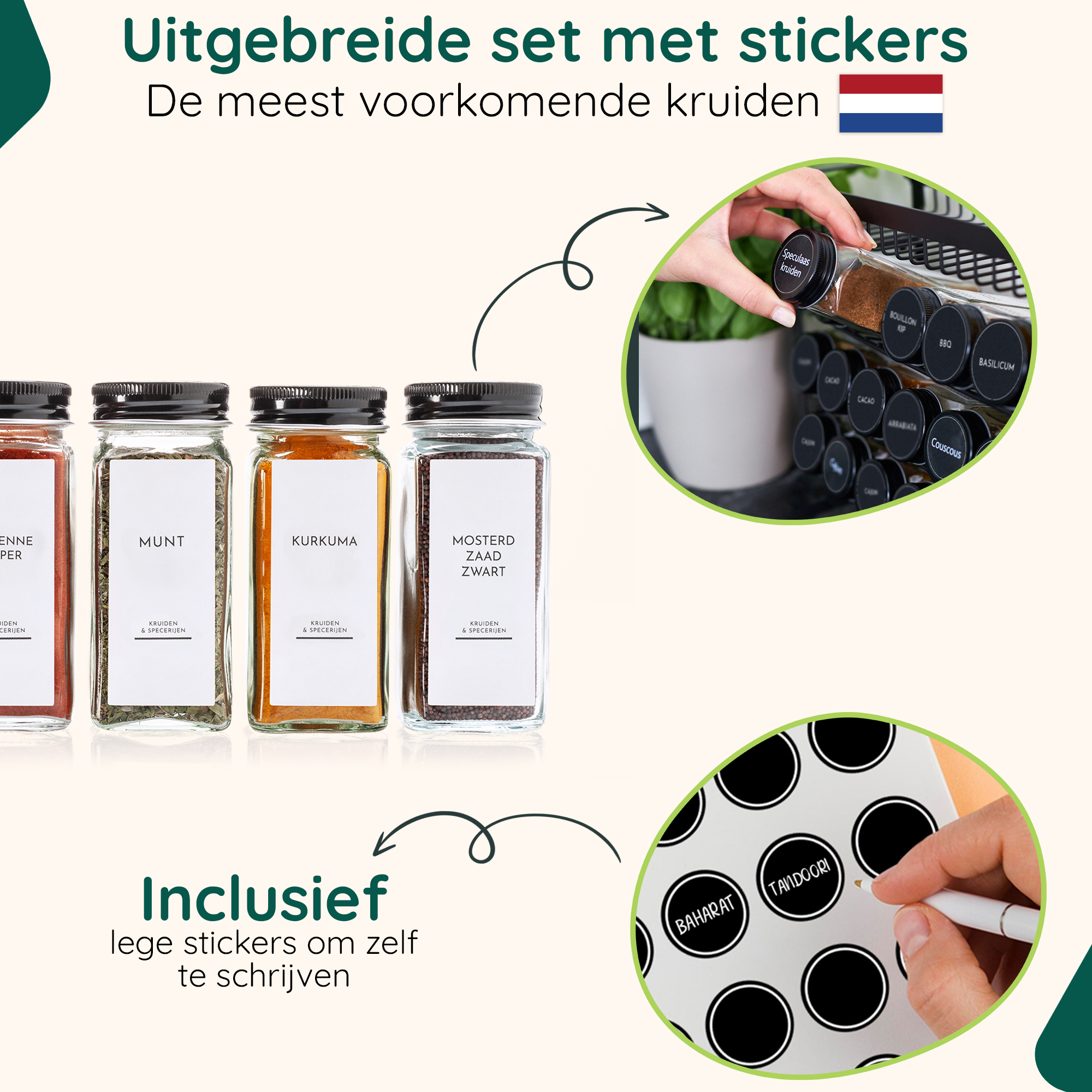 Kruidenpotjes set 24 stuks afbeelding 9