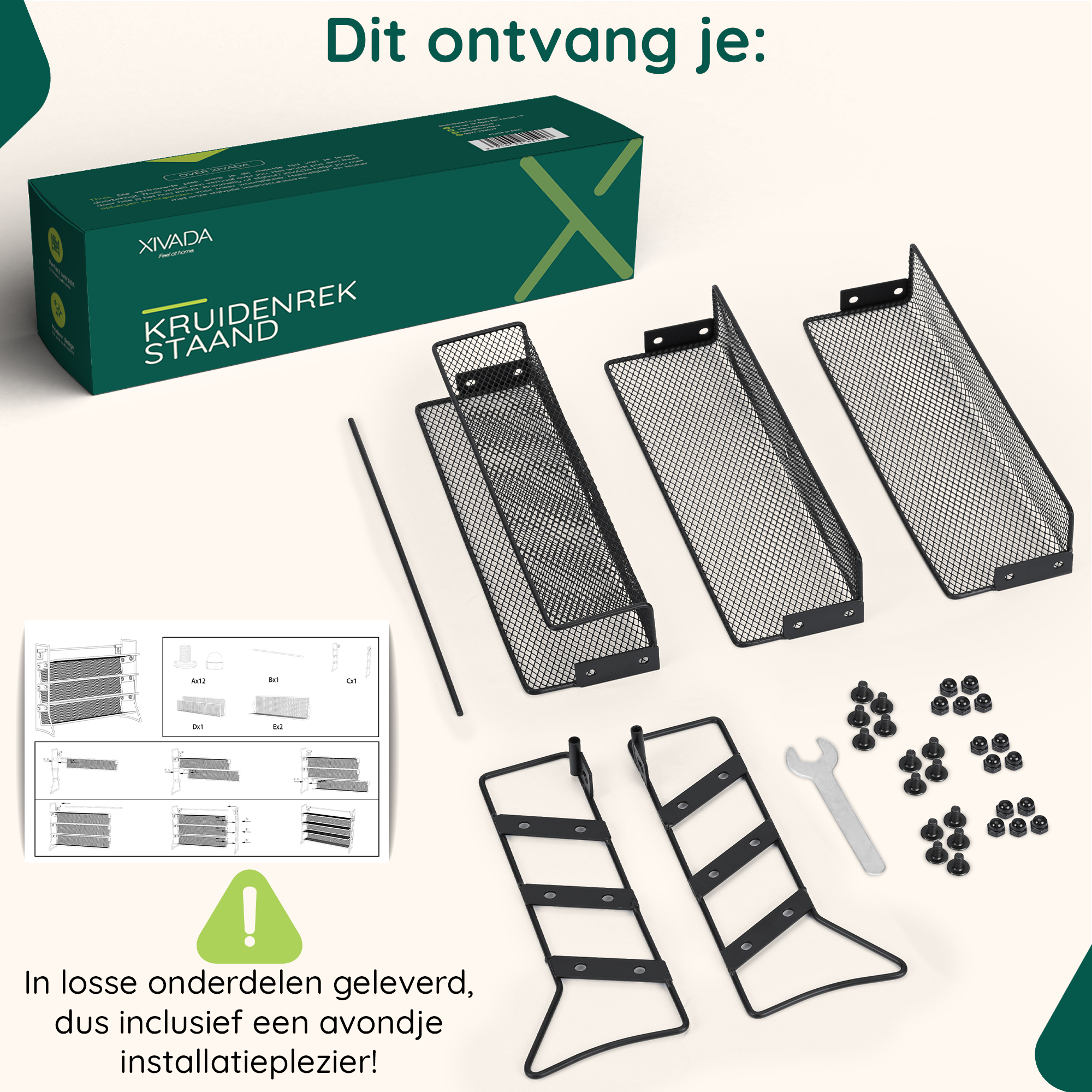Kruidenrek staand 24 potjes afbeelding 3