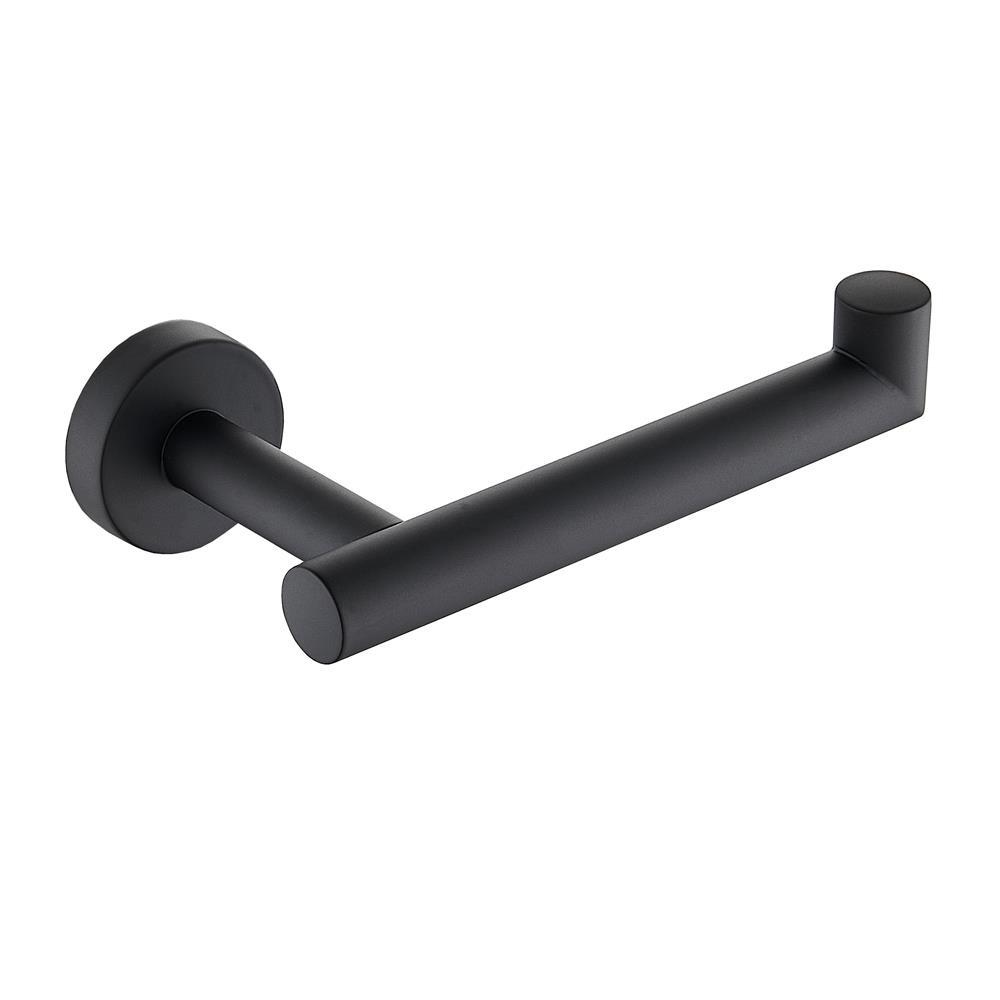 Zwarte toiletrolhouder afbeelding 2
