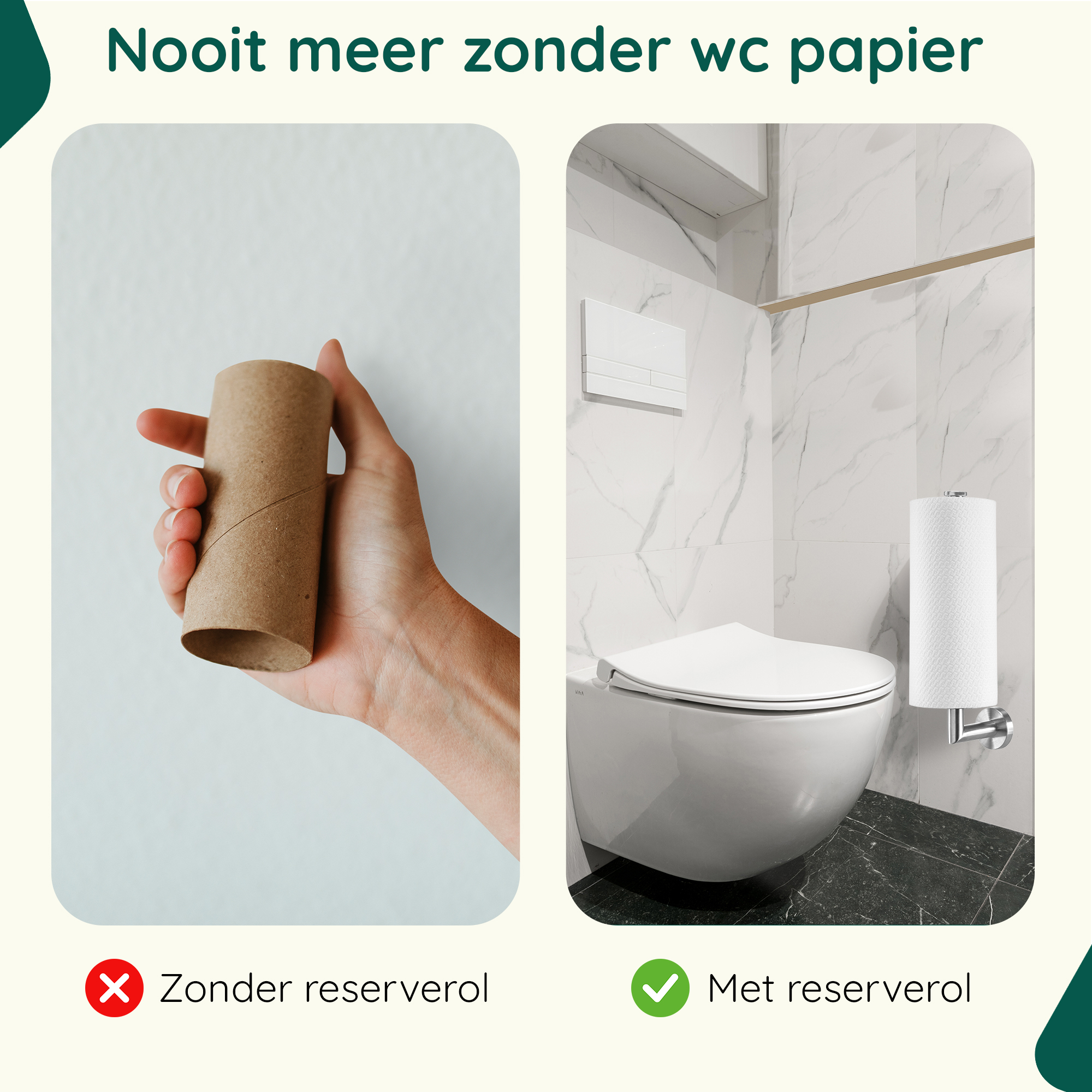 Reserverolhouder RVS afbeelding 5