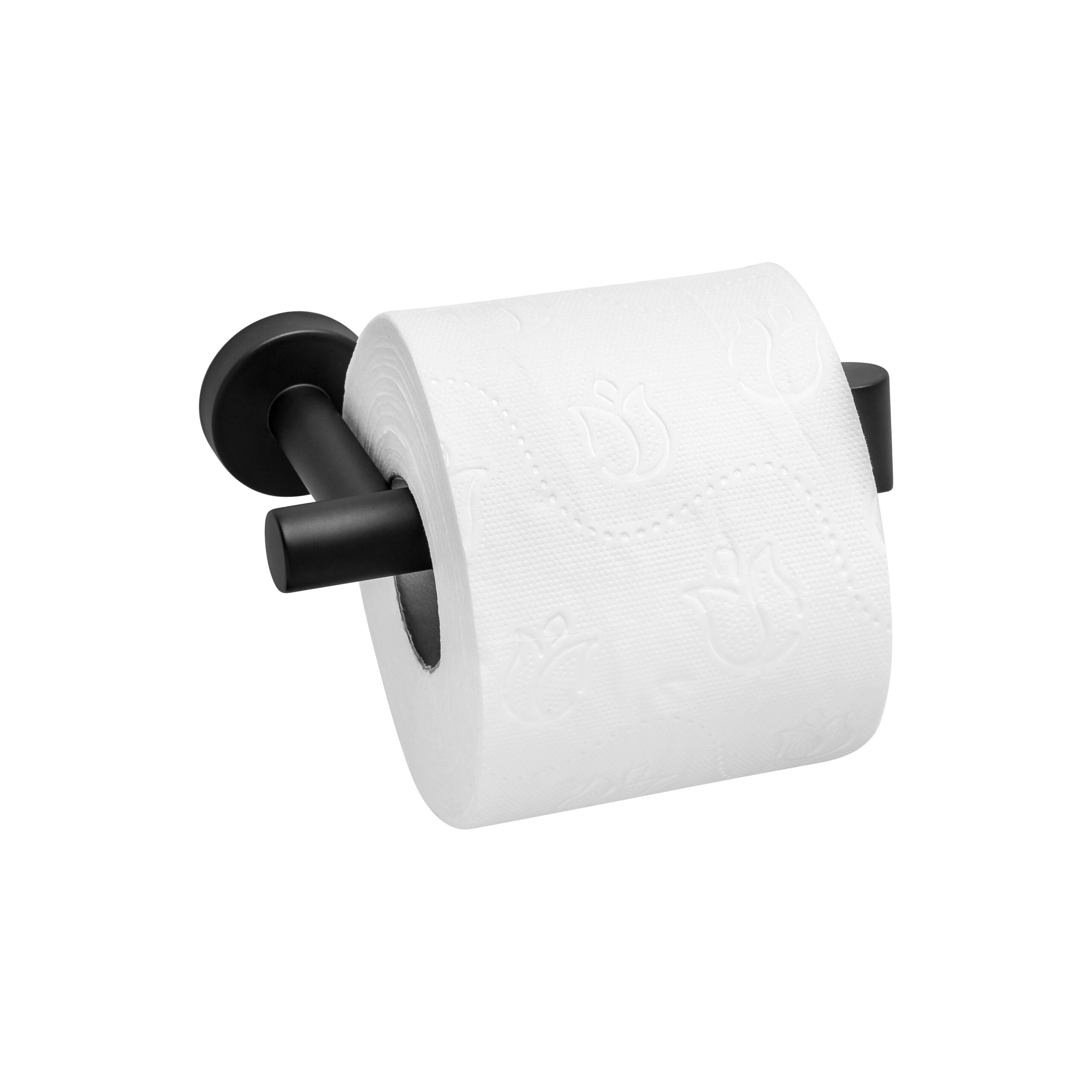 Zwarte toiletrolhouder afbeelding 3