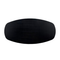 Eettafel, tafel, Zwarte eettafel, eettafel zwart, Eettafel deens ovaal, Deens ovaal eettafel, Houten eettafel, Eettafel hout, Mangohouten eettafel, Eettafel mangohout