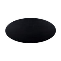 Eettafel-kruispoot-Sofia-Ovaal-160x90cm-Zwart-8484545